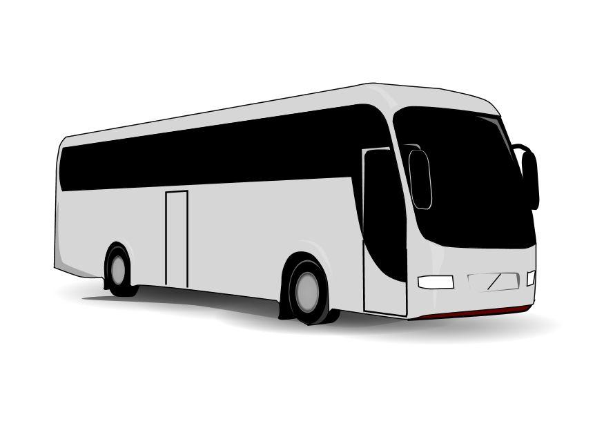 Bilde å fargelegge buss
