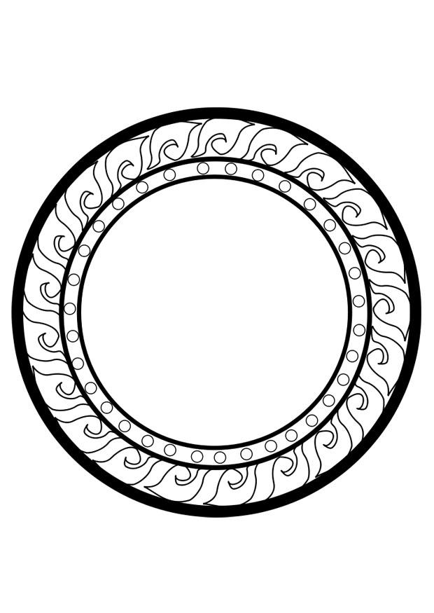 Bilde å fargelegge dharma hjul