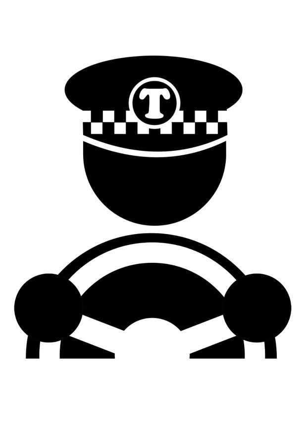 Bilde å fargelegge drosjesjA¥fA¸r