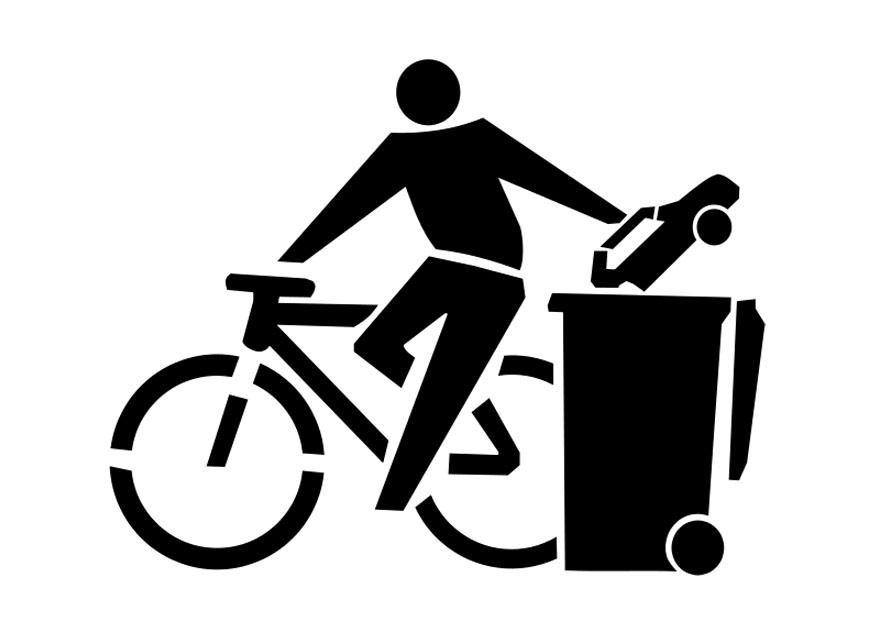 Bilde å fargelegge miljA¸vennlig transport