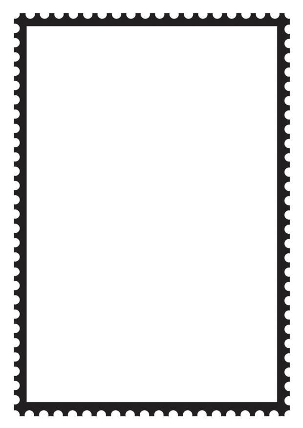 Bilde å fargelegge rektangulA¦rt stempel