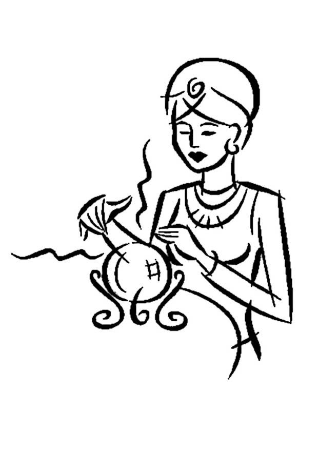 Bilde å fargelegge spA¥dame