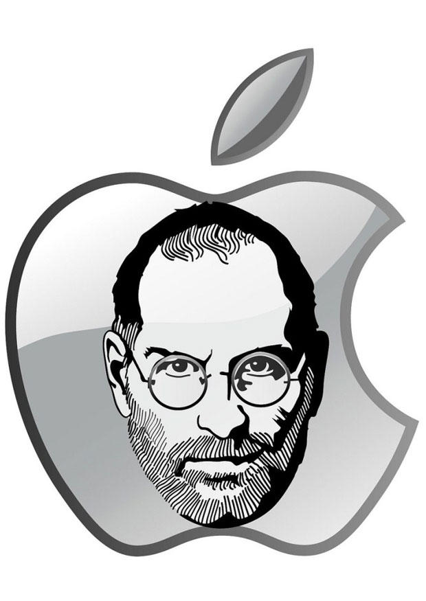 Bilde å fargelegge steve jobs - apple
