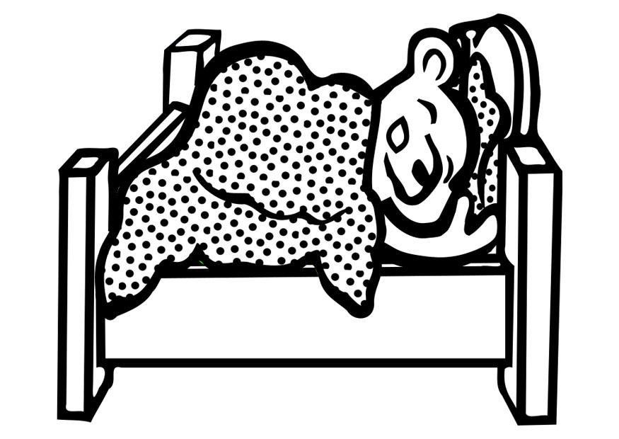 Fargeleggingsbilde bjA¸rn - sA¸vn