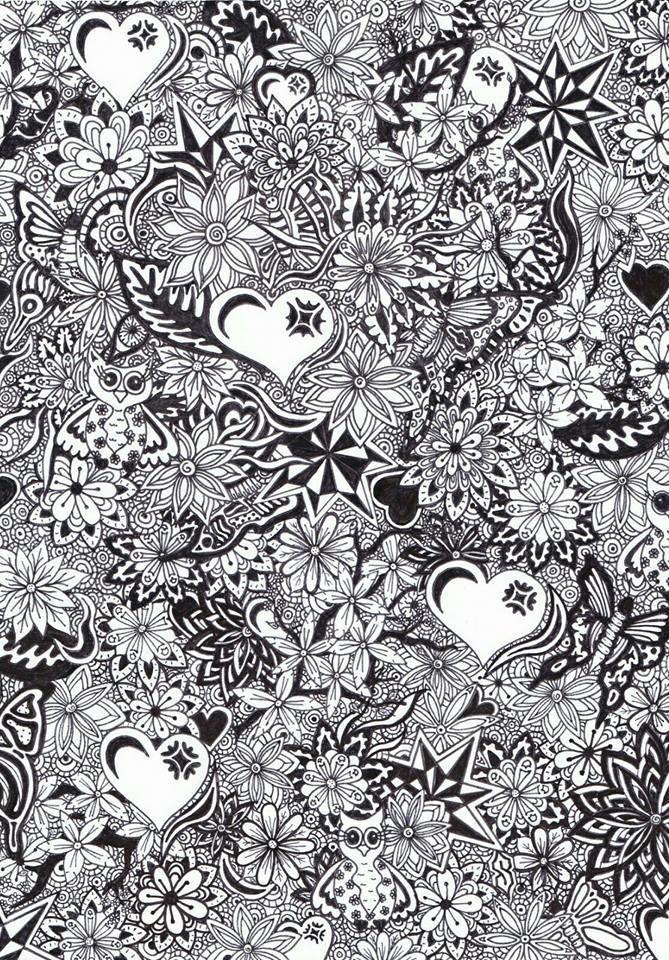 Fargeleggingsbilde blomster