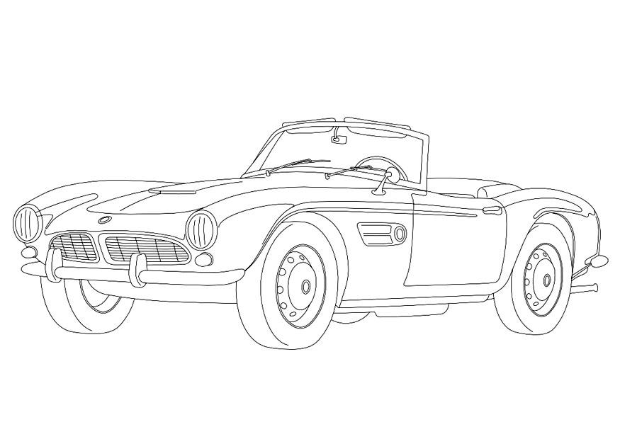 bmw 507 Fargeleggingsbilde bmw 507