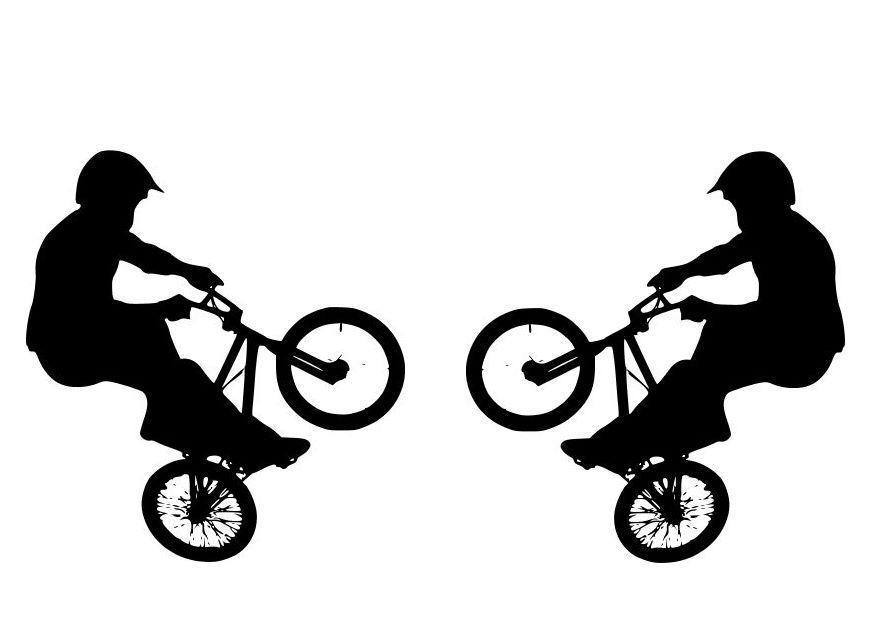 Fargeleggingsbilde bmx