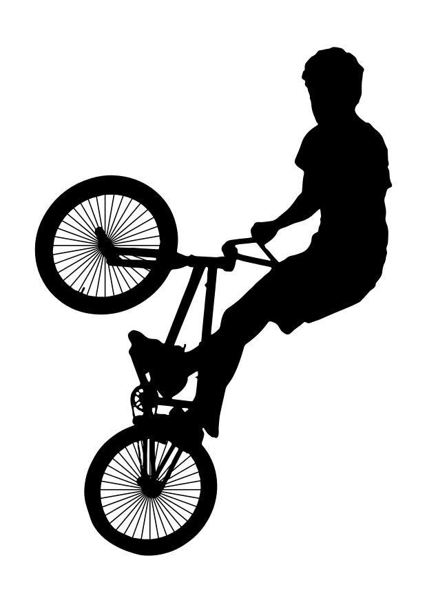 Fargeleggingsbilde bmx