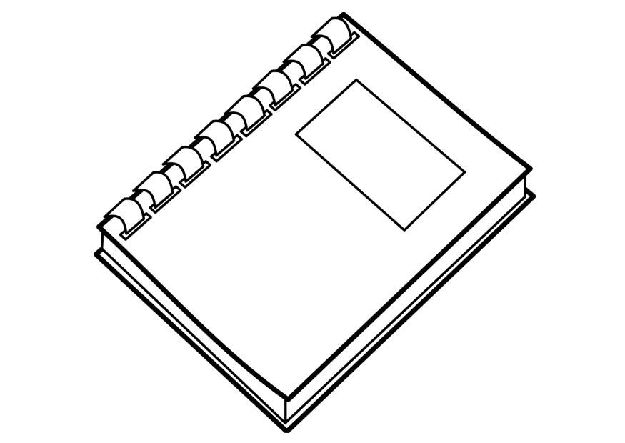 Fargeleggingsbilde bok