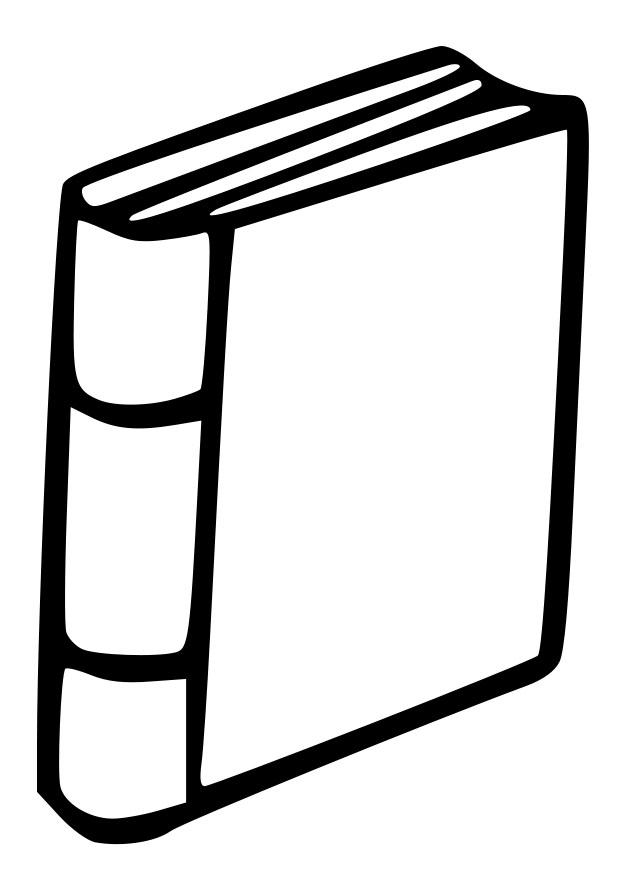 bok Fargeleggingsbilde bok