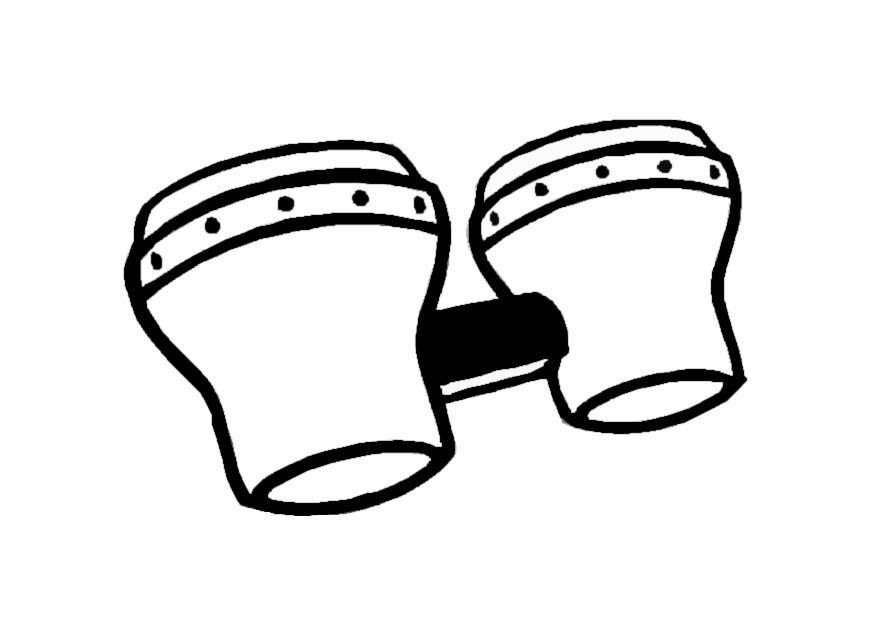 bongotrommer Fargeleggingsbilde bongotrommer