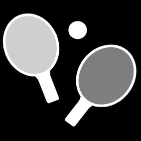 Fargeleggingsbilde bordtennis