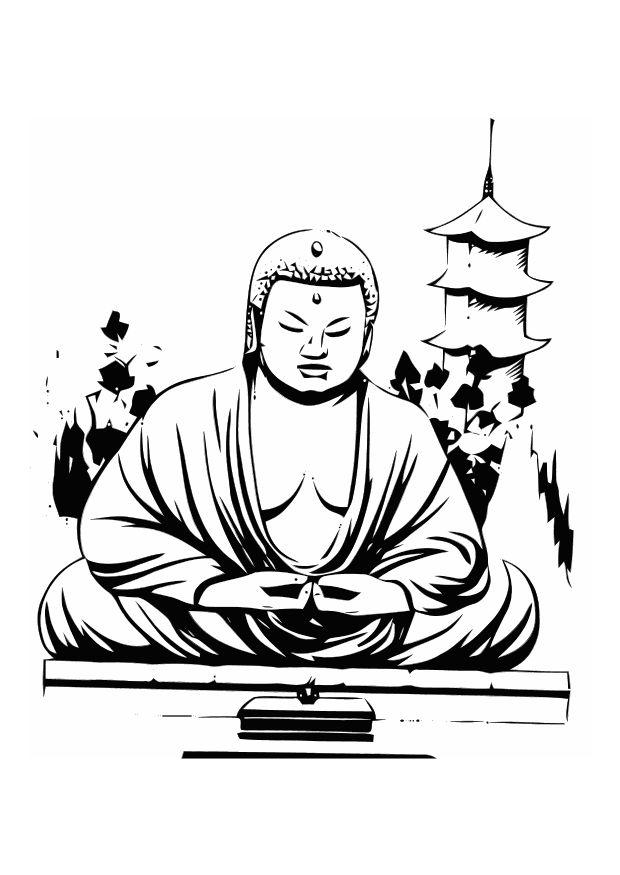 buddha Fargeleggingsbilde buddha