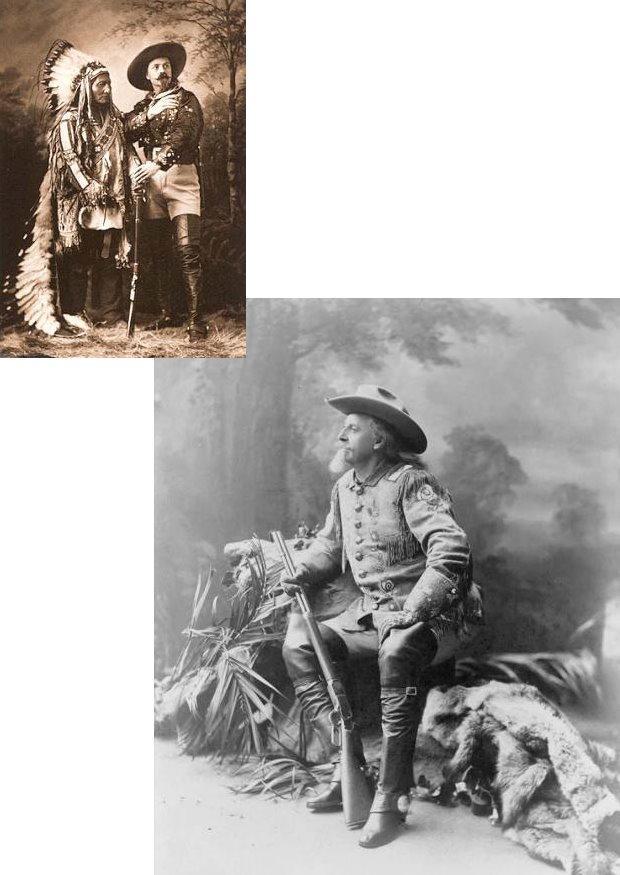 Foto buffalo bill og sitting bull
