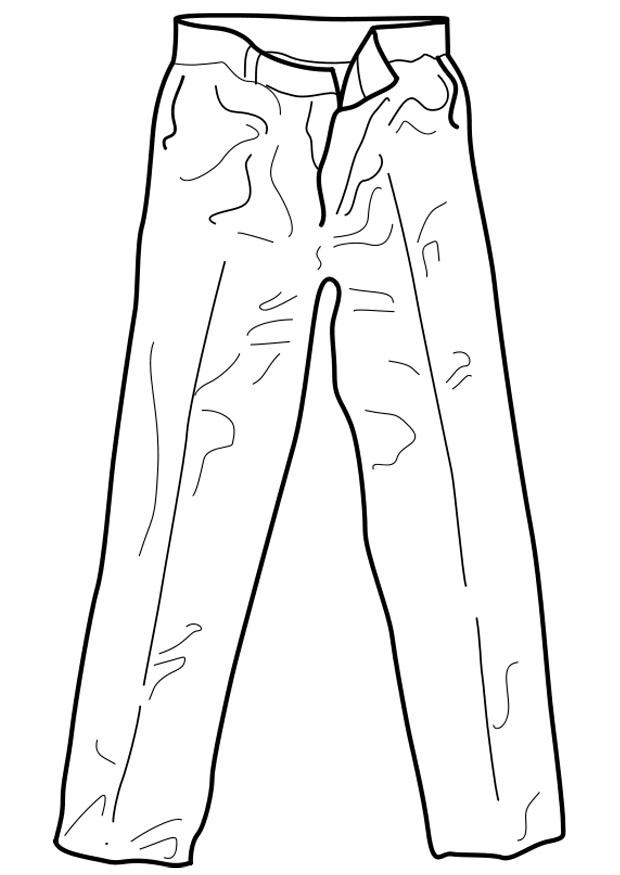 bukse Fargeleggingsbilde bukse