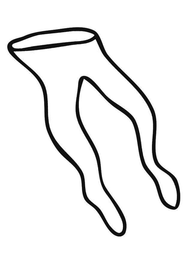 Fargeleggingsbilde bukser
