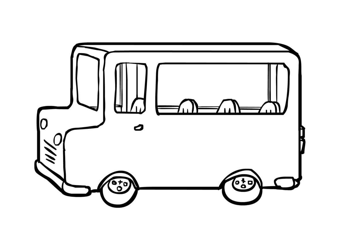 buss Fargeleggingsbilde buss