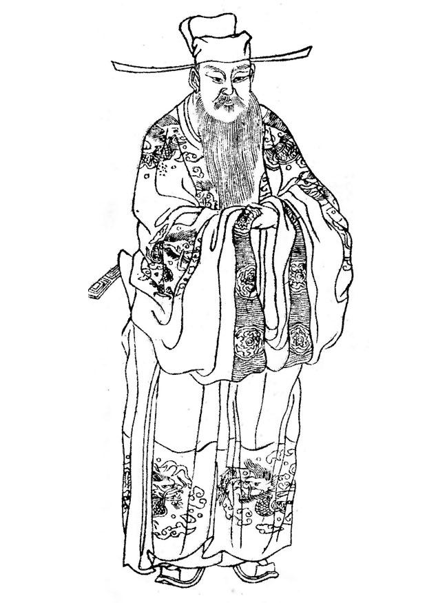 Fargeleggingsbilde cai xiang