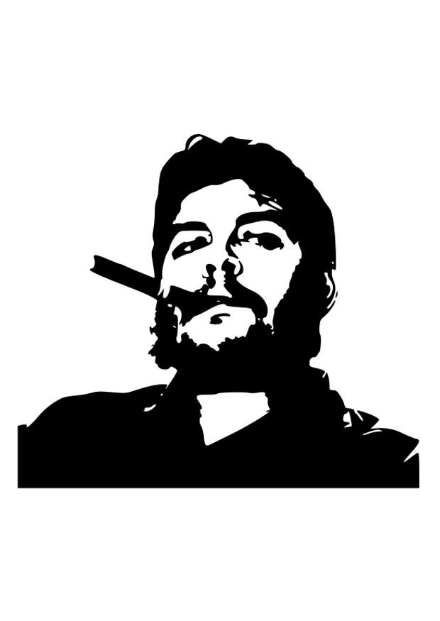 Fargeleggingsbilde che guevara