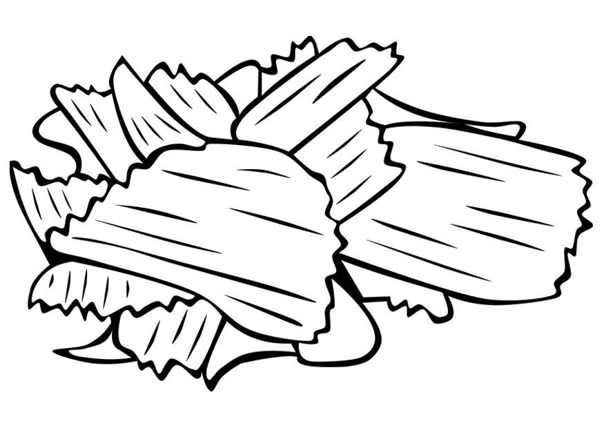Fargeleggingsbilde chips