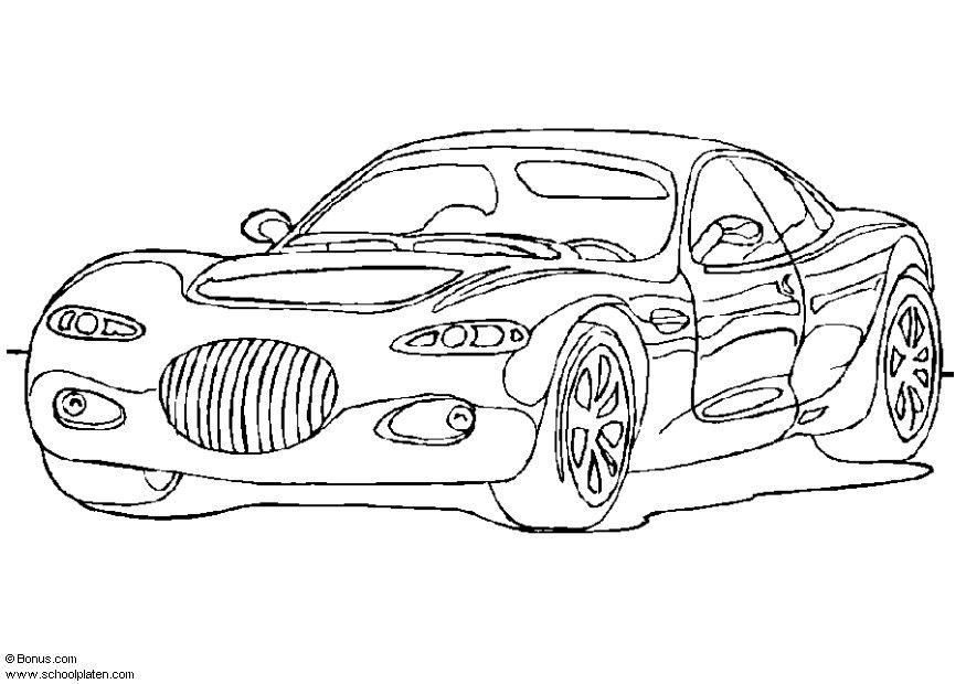 Fargeleggingsbilde chrysler 300