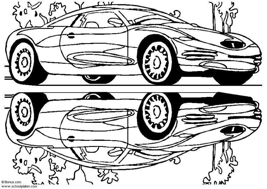 Fargeleggingsbilde chrysler visningsbil