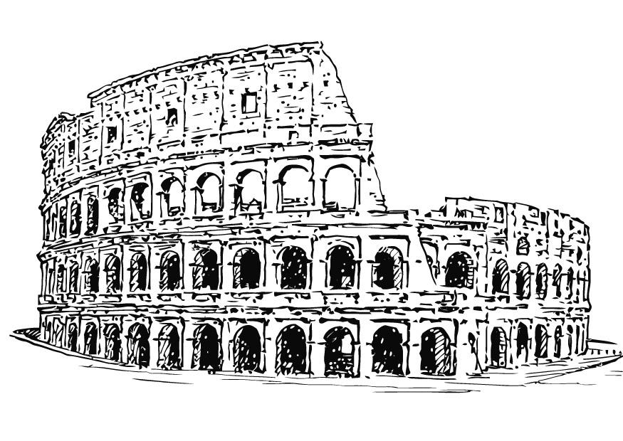 colosseum Fargeleggingsbilde colosseum
