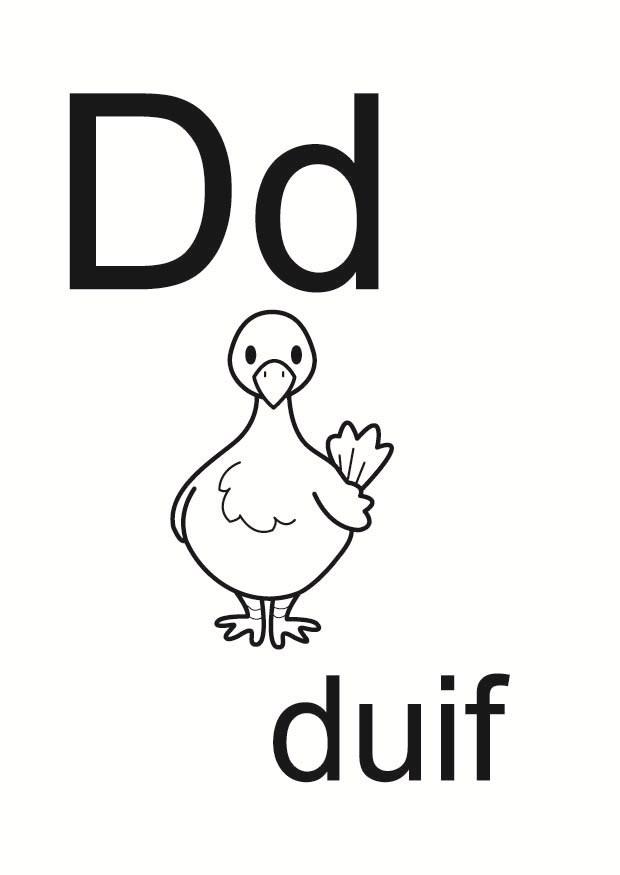 d Fargeleggingsbilde d