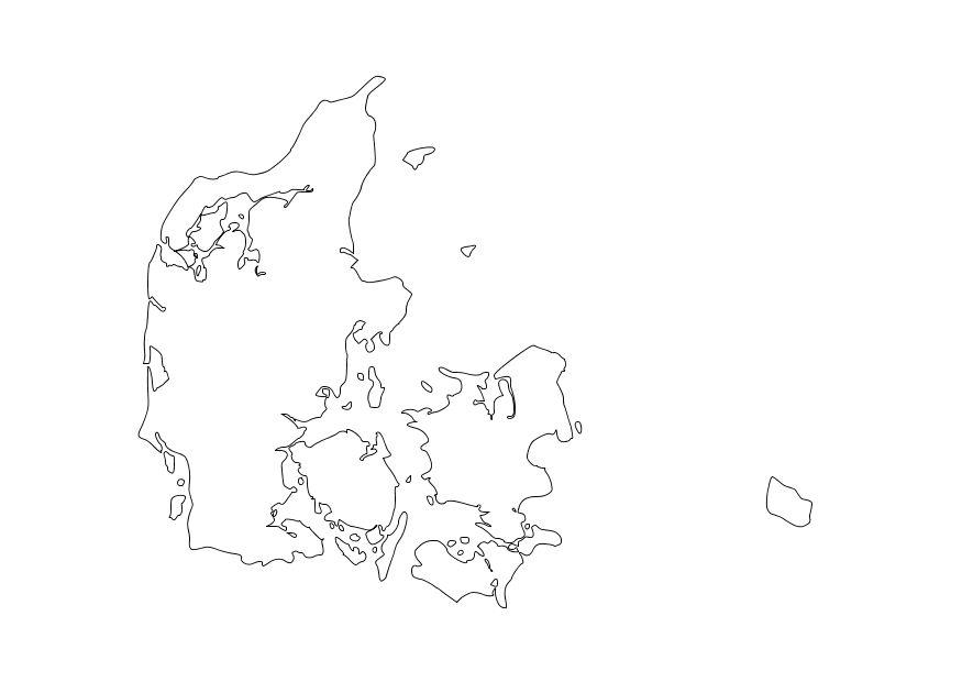 Fargeleggingsbilde danmark