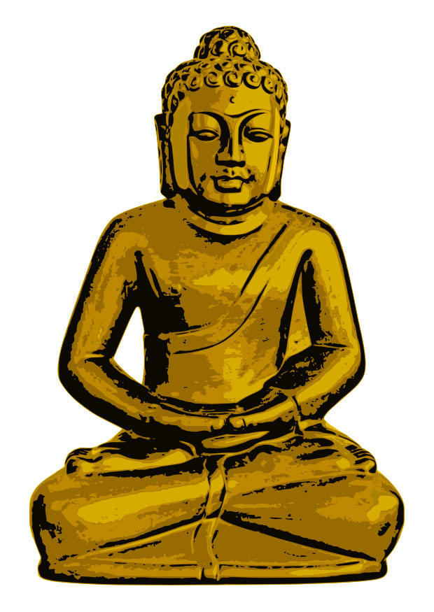 bilde den gylne buddha