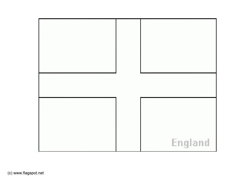 det britiske flagget Fargeleggingsbilde det britiske flagget