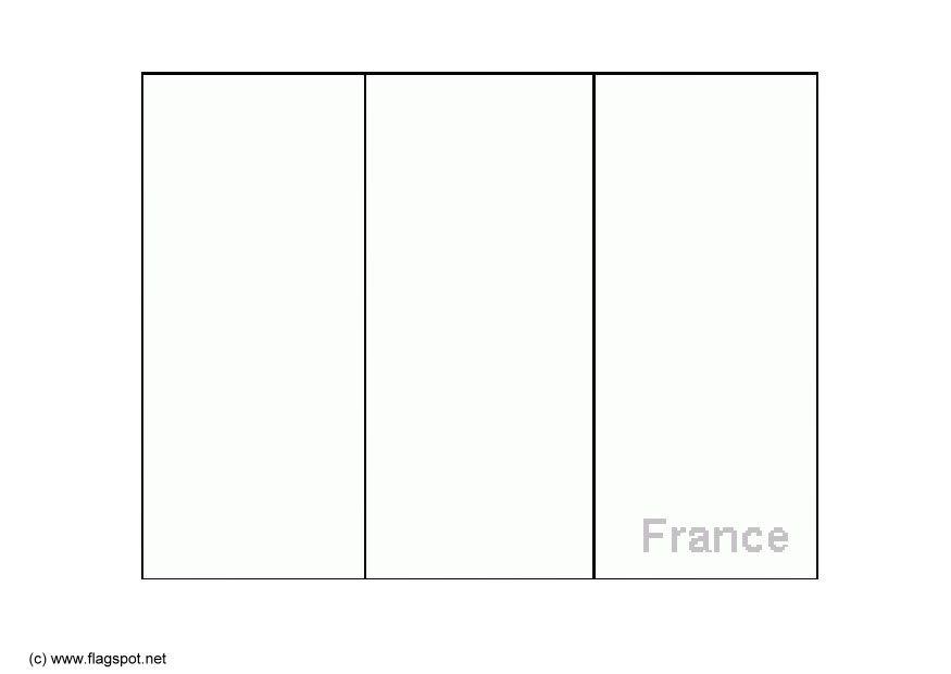 Fargeleggingsbilde det franske flagget