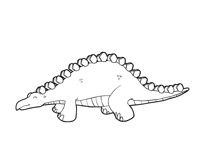 dinosaur Fargeleggingsbilde dinosaur