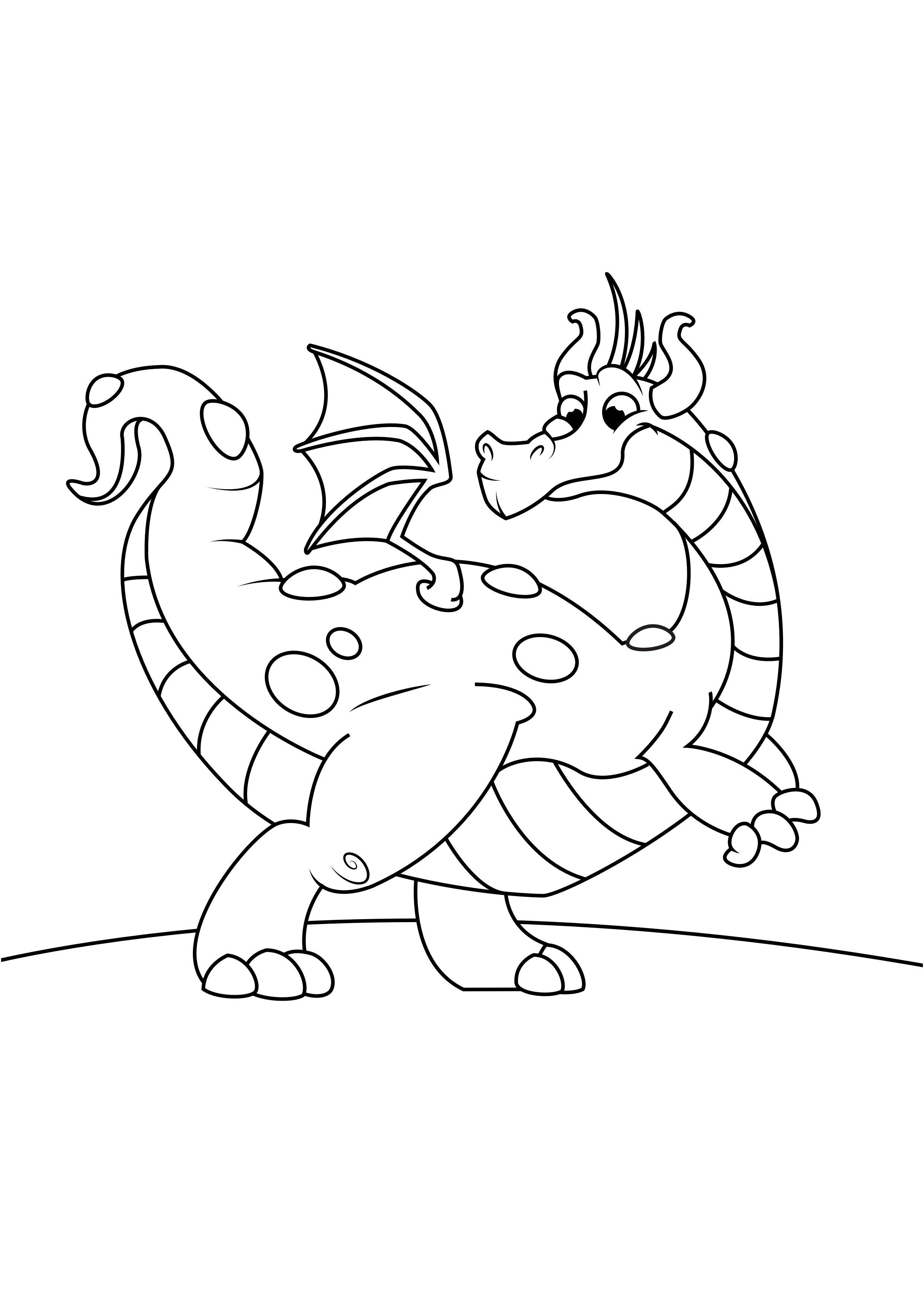 dragen pA¥ farten Fargeleggingsbilde dragen pA¥ farten