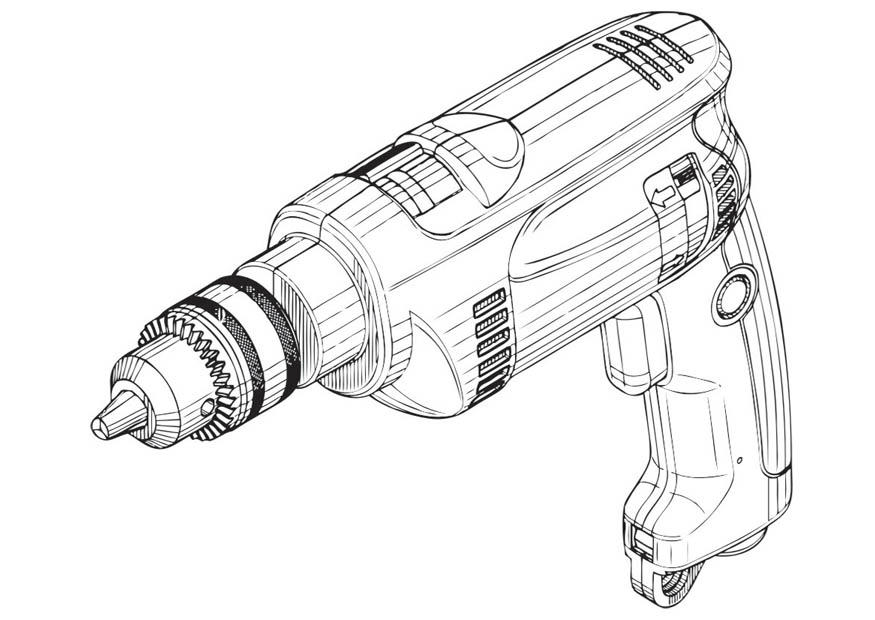 drill Fargeleggingsbilde drill