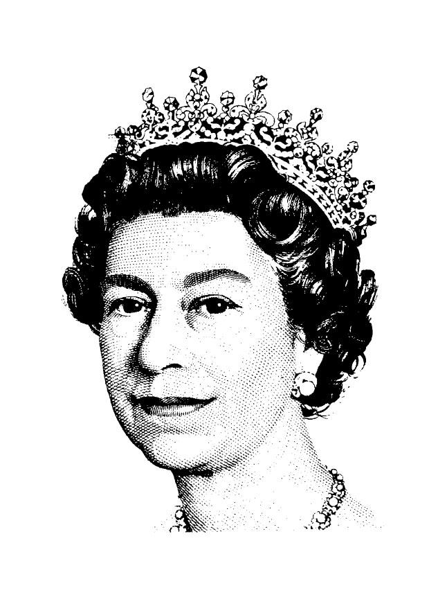 dronning elizabeth ii Fargeleggingsbilde dronning elizabeth ii