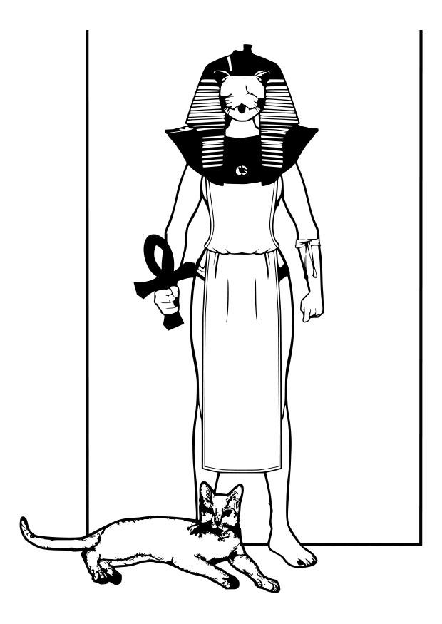 egyptisk gud Fargeleggingsbilde egyptisk gud