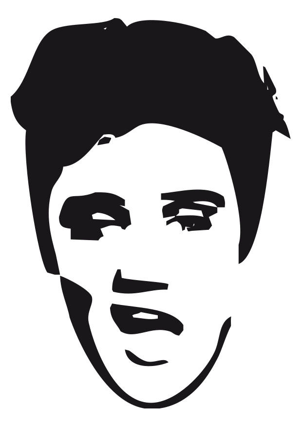 elvis presley Fargeleggingsbilde elvis presley