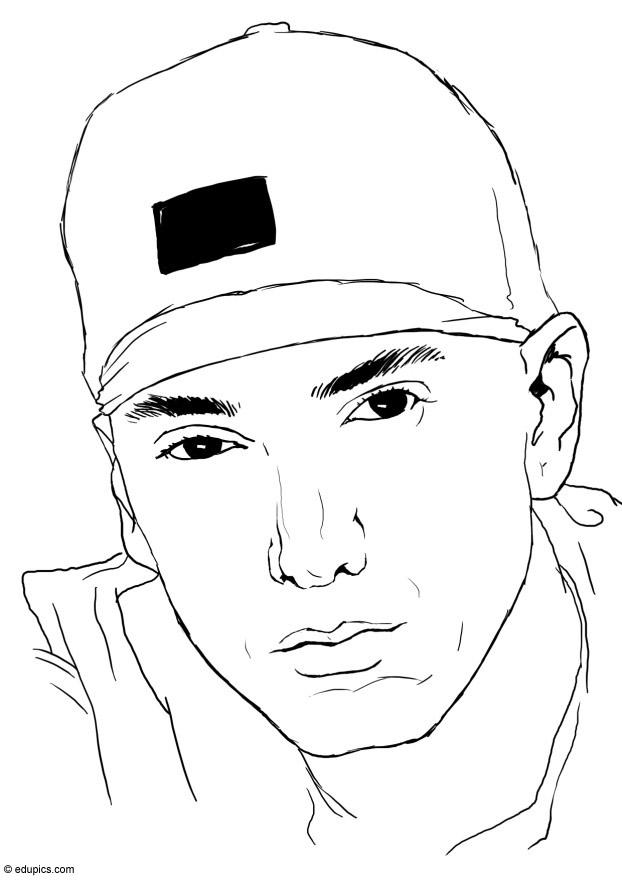 eminem Fargeleggingsbilde eminem