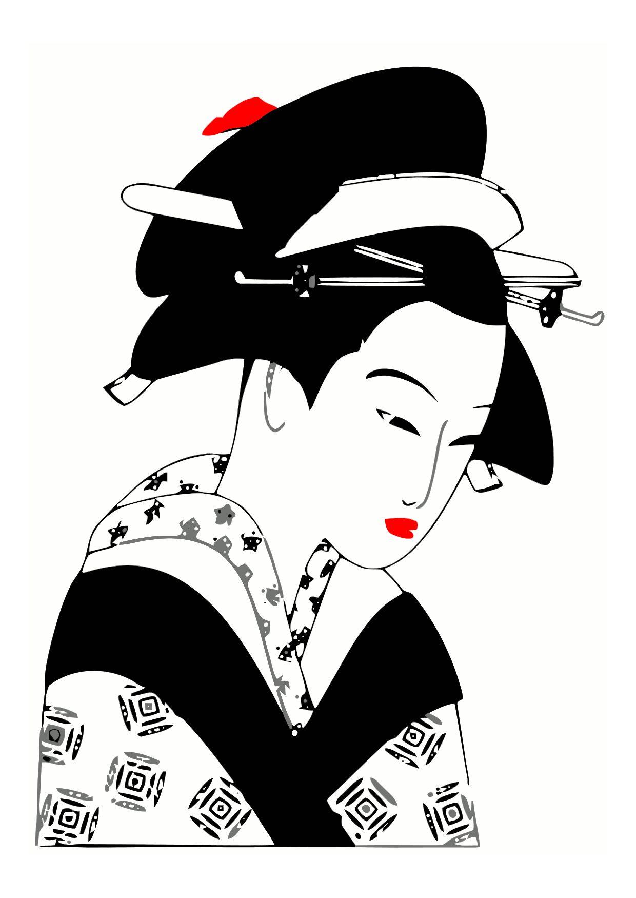 en japansk dame bilde en japansk dame