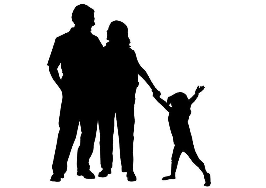 familie Fargeleggingsbilde familie