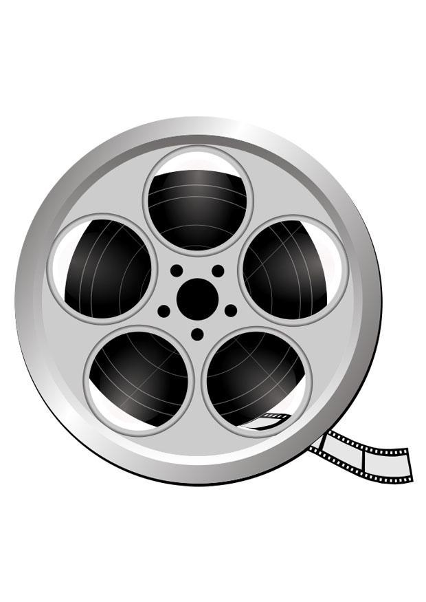 filmspol Fargeleggingsbilde filmspol