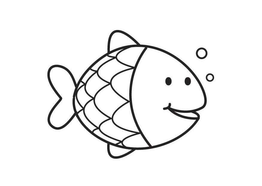 Fargeleggingsbilde fisk