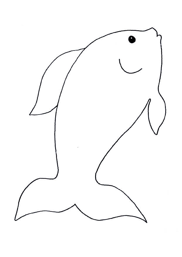 fisk Fargeleggingsbilde fisk