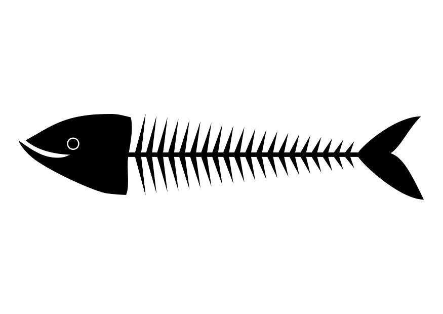fiskeben Fargeleggingsbilde fiskeben
