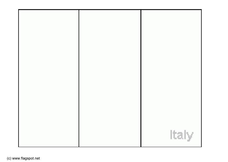 Fargeleggingsbilde flagg fra italia