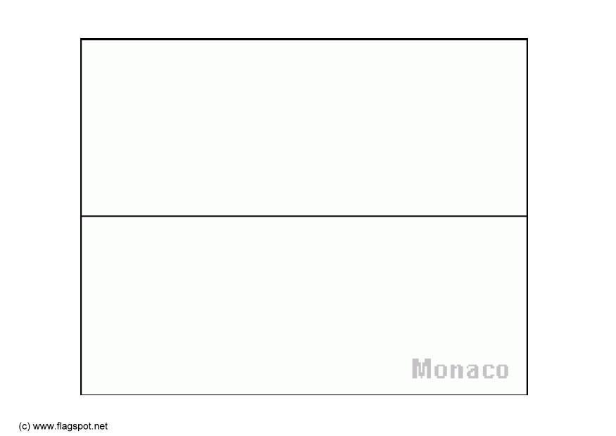 flagg fra monaco Fargeleggingsbilde flagg fra monaco