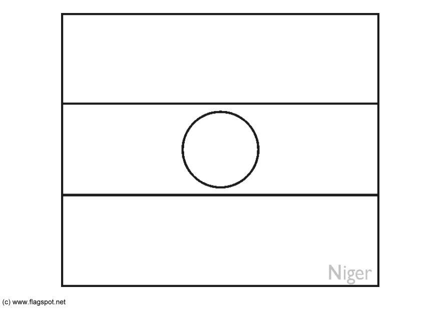 Fargeleggingsbilde flagg fra nigeria