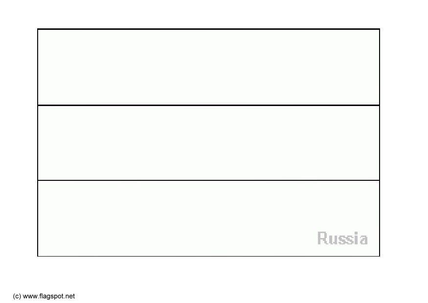 flagg fra russland Fargeleggingsbilde flagg fra russland