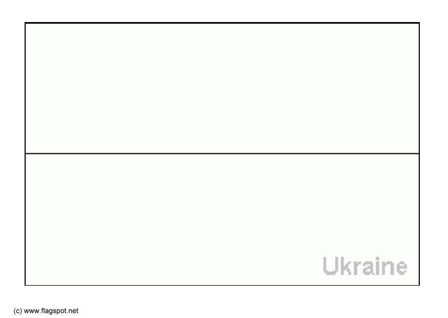 Fargeleggingsbilde flagg fra ukraina